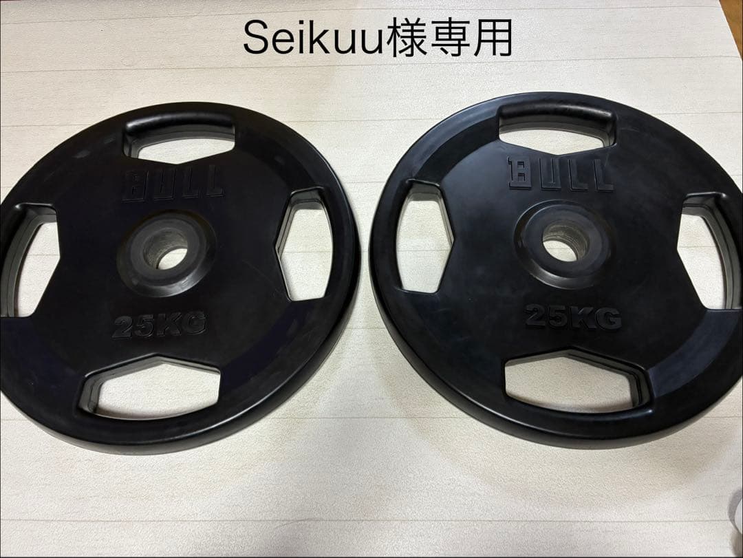 BULL 25KG ラバープレート 2枚セット Rubber Plate / ラバープレート